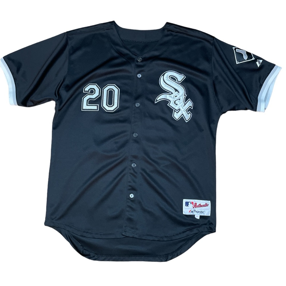 Vintage Chicago White‎ Sox Baseball Jersey #20 Carlos Jose Quentin Men’s Size 52